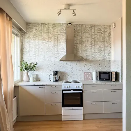 Apartman Tyylikaes Helmi - Taeysin Remontoitu Keskustayksioe *
